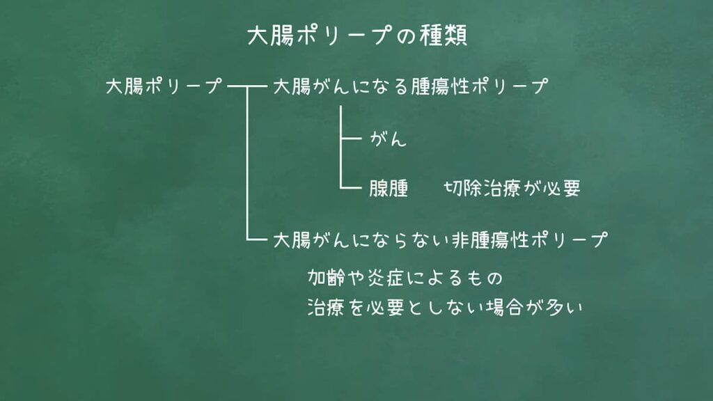 成長してがん化する腺腫は切除治療が必要